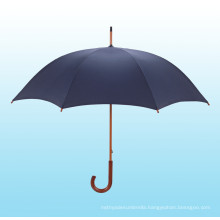 Auto Open Wooden Shaft Straight Umbrella (BD-14)